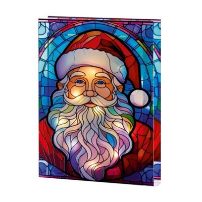 Premier Gl Santa Led Christmas Decoration Red/blue (One Size) - image 1