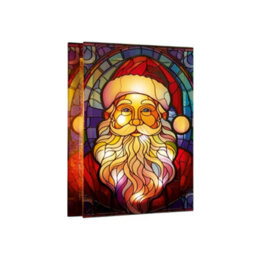 Premier Gl Santa Led Christmas Decoration Red/blue (One Size) - thumbnail 2