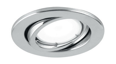Luminosa Lighting Luminosa Matrix Led Recessed Adjustable Downlight Chrome 400Lm 3000K 10X8.5Cm