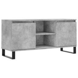 Berkfield Tv Cabinet Concrete Grey 104X35X50 Cm Engineered Wood - thumbnail 2