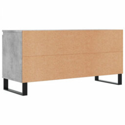 Berkfield Tv Cabinet Concrete Grey 104X35X50 Cm Engineered Wood - thumbnail 8
