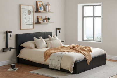 Birlea Berlin Double Ottoman Bed Brown - image 1