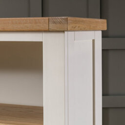 The Furniture Market Cheshire Cream Painted Large Tall Bookcase With 4 Adjustable Shelves - thumbnail 6