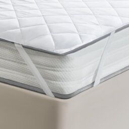 OHS Luxury Mattress Topper Soft Touch Protector Pinsonic Bed Cover, Superking - thumbnail 2