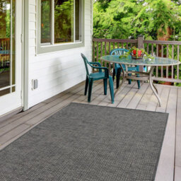 The Rugs Magic Collection Outdoor Rugs In Dark Grey  3610Dg - thumbnail 8