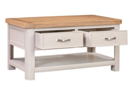 Buttercup Farm Bologna Painted Coffee Table With 2 Drawers - thumbnail 2