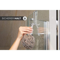 Shower Wall Hook, Shower Screen For Bathroom, Very Lightweight Bathroom Hook For Shower, Over-The-Door Shower Storage - thumbnail 5
