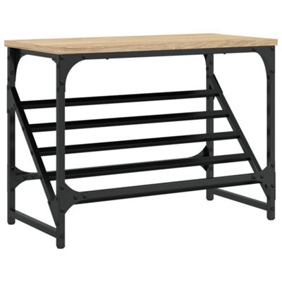 Berkfield Classic Shoe Rack Sonoma Oak 60X30X45 Cm Engineered Wood