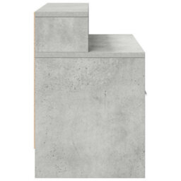 Berkfield Bedside Cabinet With Drawer Concrete Grey 51X31X47 Cm - thumbnail 6