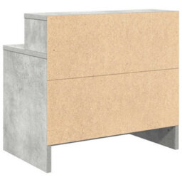 Berkfield Bedside Cabinet With Drawer Concrete Grey 51X31X47 Cm - thumbnail 7