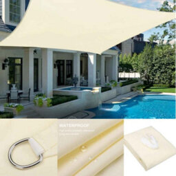 5X3M Waterproof Sun Shade Sail Awning Canopy For Outdoor Garden Patio Camping - thumbnail 6