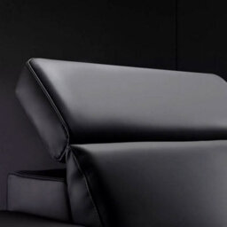 Valencia Barcelona Black Leather Power Reclining Home Theatre Chair With Power Headrest, Lumbar Support, Rgb Led Lighting - thumbnail 7