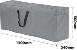 Netagon Home Garden Large Outdoor Cushion Pillow Furniture Storage Bag 50X120X34Cm - thumbnail 2