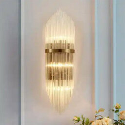 Luxury Crystal Led Wall Lamp Living Room Bedroom Bedside Indoor Wall Light Aex Modern Lighting - thumbnail 4