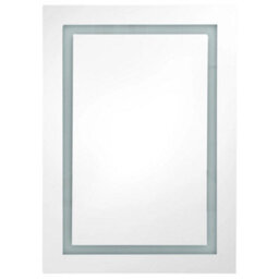 Berkfield Led Bathroom Mirror Cabinet 50X13X70 Cm - thumbnail 5