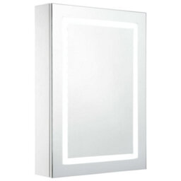 Berkfield Led Bathroom Mirror Cabinet 50X13X70 Cm - thumbnail 2
