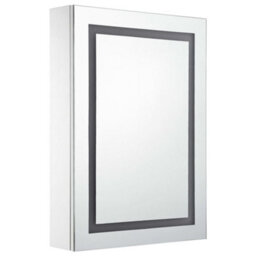 Berkfield Led Bathroom Mirror Cabinet 50X13X70 Cm - thumbnail 3