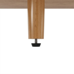 Abrihome 174.5Cm Tall Sideboard With Rattan Look & Glass Sliding Doors, Natural Wood/walnut Finish - thumbnail 8