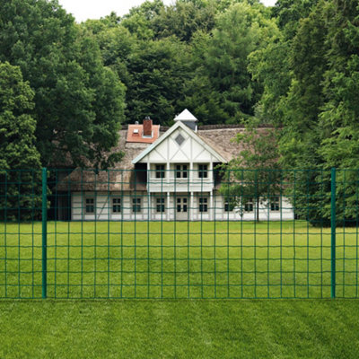 Vidaxl Euro Fence Steel 20X1.5 M Green - image 1