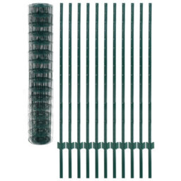 Vidaxl Euro Fence Steel 20X1.5 M Green - thumbnail 3