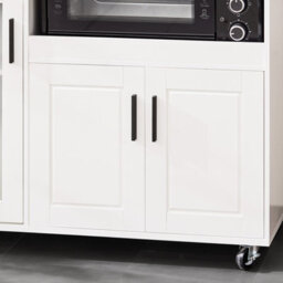 Sobuy Fsb78-W, Sideboard Microwave Cabinet Dining Room Cupboard Kitchen Trolley, White - thumbnail 5