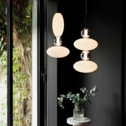 Ideal Lux Lumiere Integrated Led Slim Pendant Ceiling Light Black 3350Lm 3000K - thumbnail 2