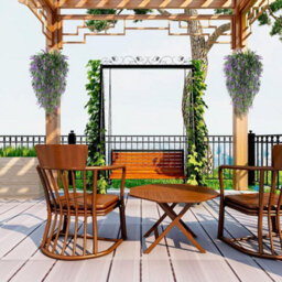 2 Pack Artificial Hanging Ivy Plants, 70 Cm (Purple), Artificial Silk Orchid Flowers With 5 Branches For Home Wall Decoration - thumbnail 4