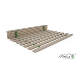 Nodax Super King Bed 6Ft Slats - Solid Pine Wood Replacement Slats, Sustainable, Eco-Friendly Material, Easy Assembly - Set Of 16 - thumbnail 3