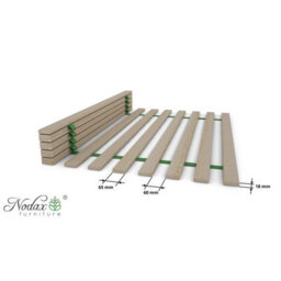 Nodax Super King Bed 6Ft Slats - Solid Pine Wood Replacement Slats, Sustainable, Eco-Friendly Material, Easy Assembly - Set Of 16 - thumbnail 4