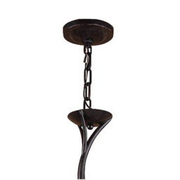 Luminosa Lighting Luminosa Forest Pendant 3 Arm 6 Light G9, Brown/black Oxide - thumbnail 3