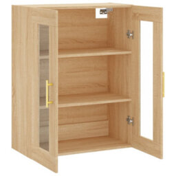 Berkfield Wall Mounted Cabinet Sonoma Oak 69.5X34X90 Cm - thumbnail 6