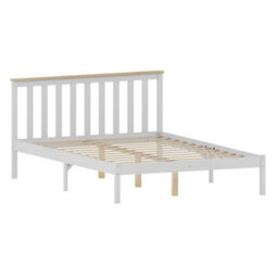 Lassic Vida Designs Milan White 4Ft6 Double Wooden Bed Frame - High Foot End - thumbnail 9