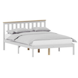 Lassic Vida Designs Milan White 4Ft6 Double Wooden Bed Frame - High Foot End - thumbnail 8