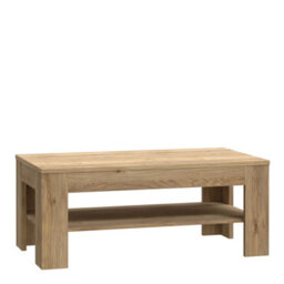 Wyld Haus Brimble Oak Coffee Table With Lower Shelf - thumbnail 2