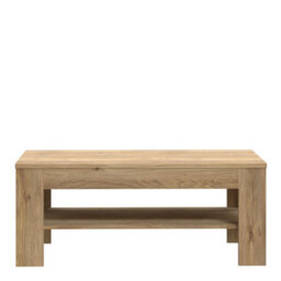 Wyld Haus Brimble Oak Coffee Table With Lower Shelf - thumbnail 3