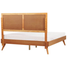 Beliani Bed Istres 160 X 200 Cm (Eu King Size) Natural Ash Wood - thumbnail 6