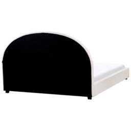 Beliani Bed Boucle Vaucluse 160 X 200 Cm (Eu King Size) Off-White - thumbnail 6