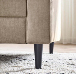 Furniturebox Uk Logan Beige Fabric 3 Seater Sofa - thumbnail 6