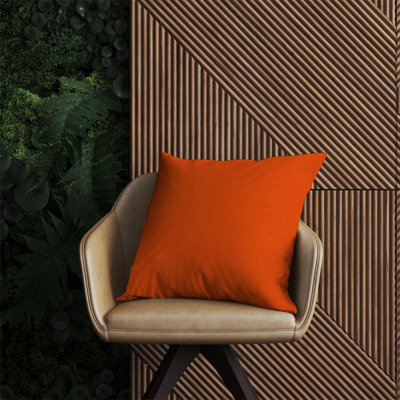 Warren Reed Designer Burnt Orange Outdoor Cushion 60Cm X 60Cm