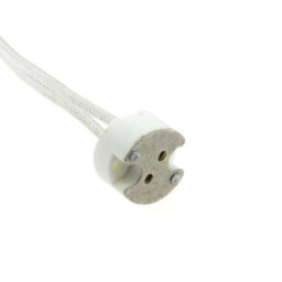 Kenable Gu 3.5 Or Mr16 Lamp Holder Braided Cable Rated Upto 24V 50 Watts - thumbnail 3