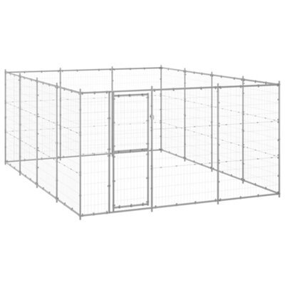 Berkfield Outdoor Dog Kennel Galvanised Steel 14.52 M2 - image 1
