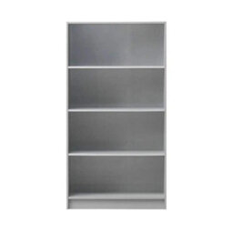 Bookcase Tall Wide In Grey For Home Bookcase Storage Shelving - thumbnail 5