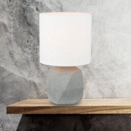 First Choice Lighting Set Of 2 Wilson - Concrete Lamps - thumbnail 4