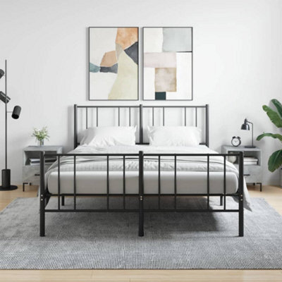 Berkfield Bedside Cabinets 2 Pcs Concrete Grey 40X35X47.5 Cm Engineered Wood - image 1