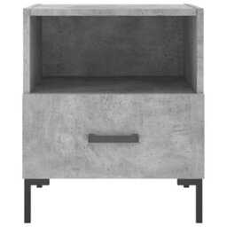 Berkfield Bedside Cabinets 2 Pcs Concrete Grey 40X35X47.5 Cm Engineered Wood - thumbnail 7
