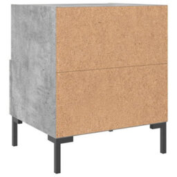 Berkfield Bedside Cabinets 2 Pcs Concrete Grey 40X35X47.5 Cm Engineered Wood - thumbnail 9