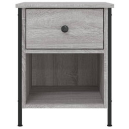 Berkfield Bedside Cabinet Grey Sonoma 40X42X50 Cm Engineered Wood - thumbnail 6