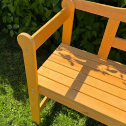 Heze Furniture Annie Treated Pine Wood Garden Bench 2-Seater Outdoor Seating - thumbnail 5