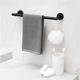 11 Piece Bathroom Accessories Set No Drill Towel Toilet Roll Holder - thumbnail 4