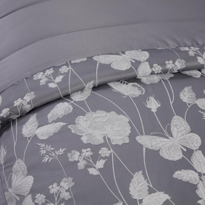 Emma Barclay Butterfly Meadow Floral Jacquard Bedspread Set